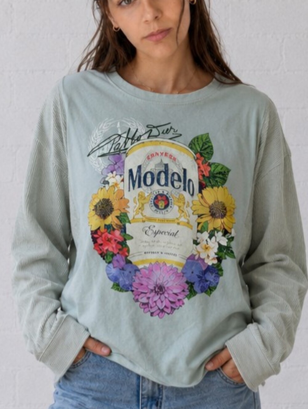 Upcycled- Brewed in Bloom Campfire Tee